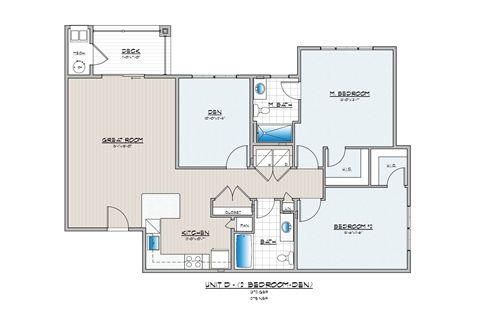 2 Bedroom Apartment with Den  at Rowen Place Apartments, Hanover